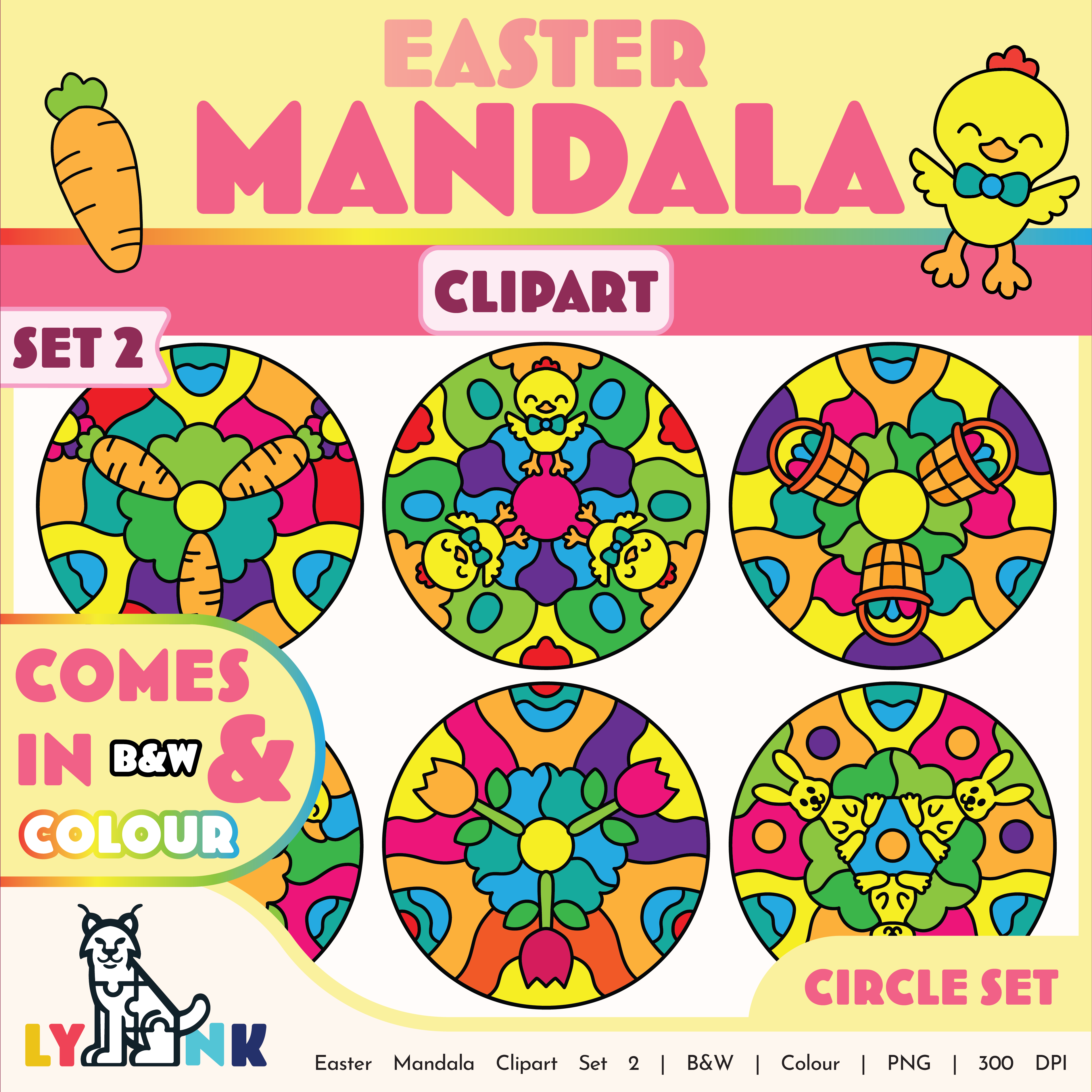 Easter Mandala Set