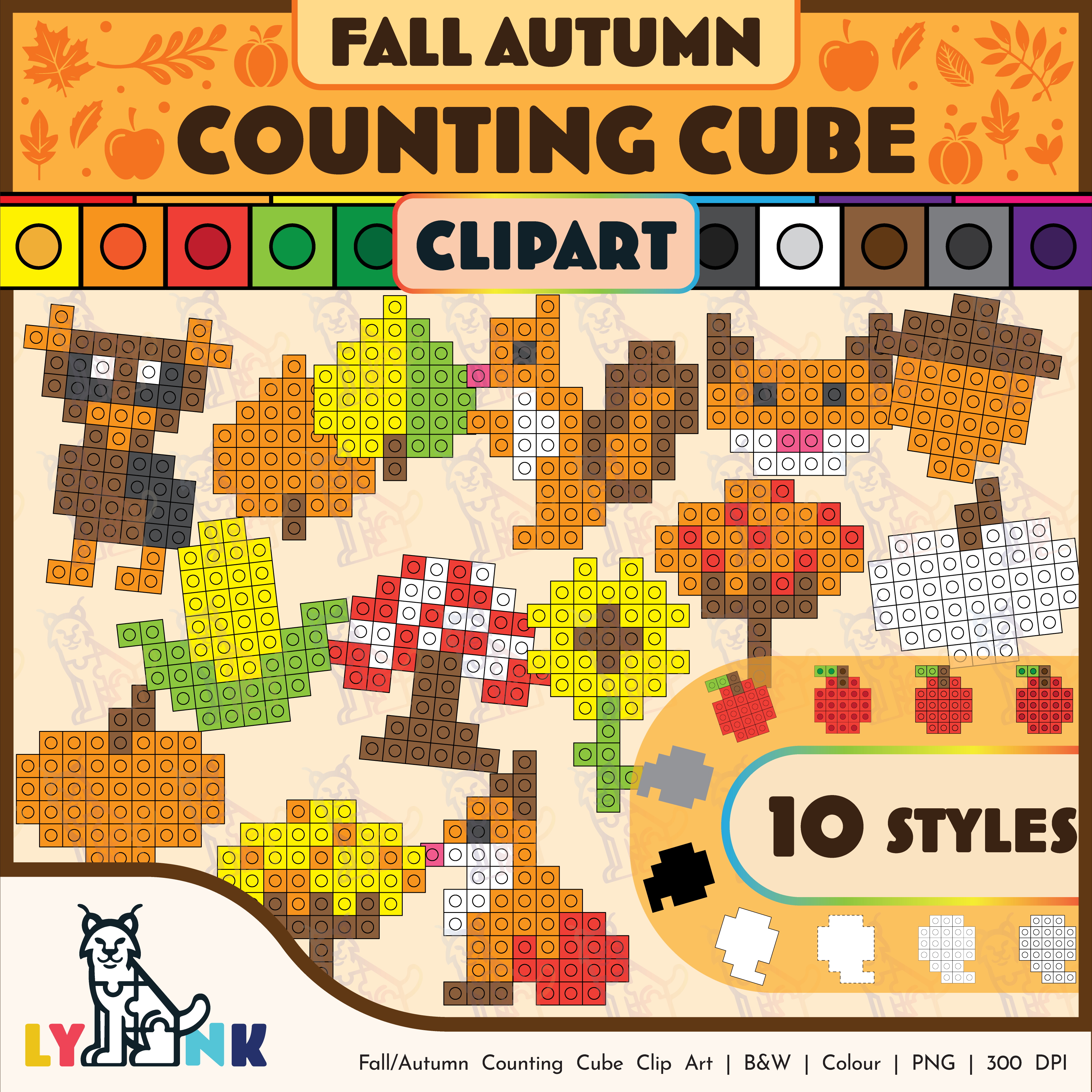 Fall Counting Cubes